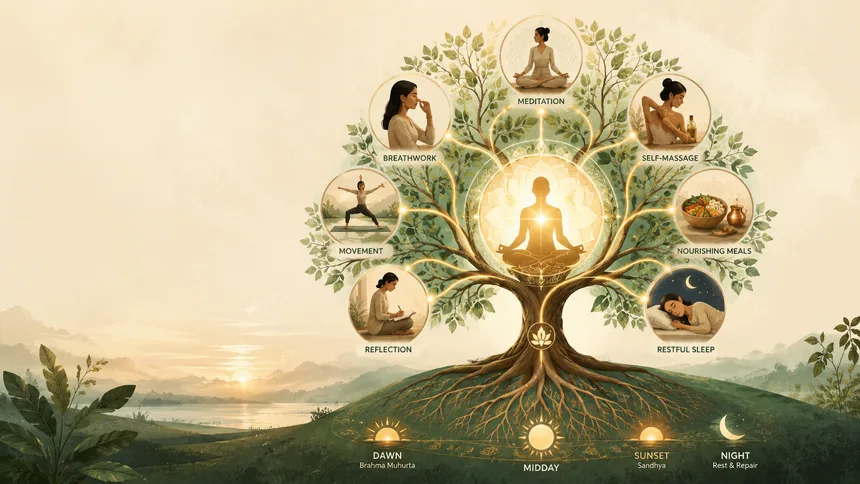 Dinacharya – Ayurvedic daily routine for mental clarity and emotional balance